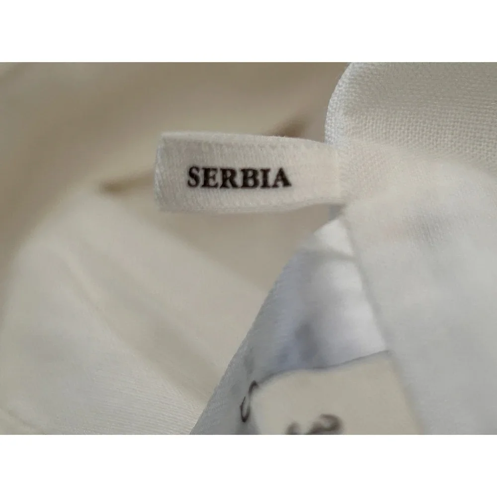 Sandro Paris Cream Off White Wide Leg Tailored Trousers Dress‎ Pants Womens 38